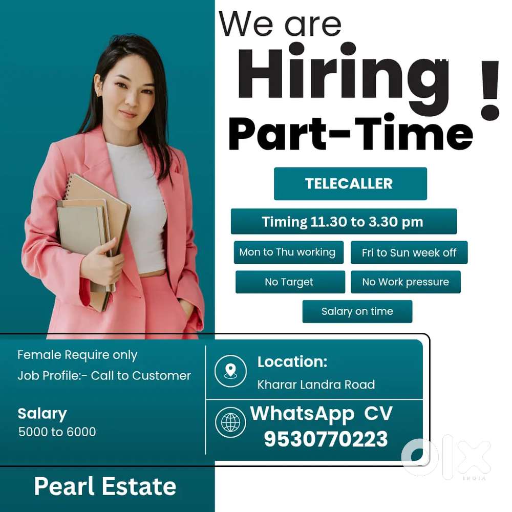 Part Time Job Telecaller Require
