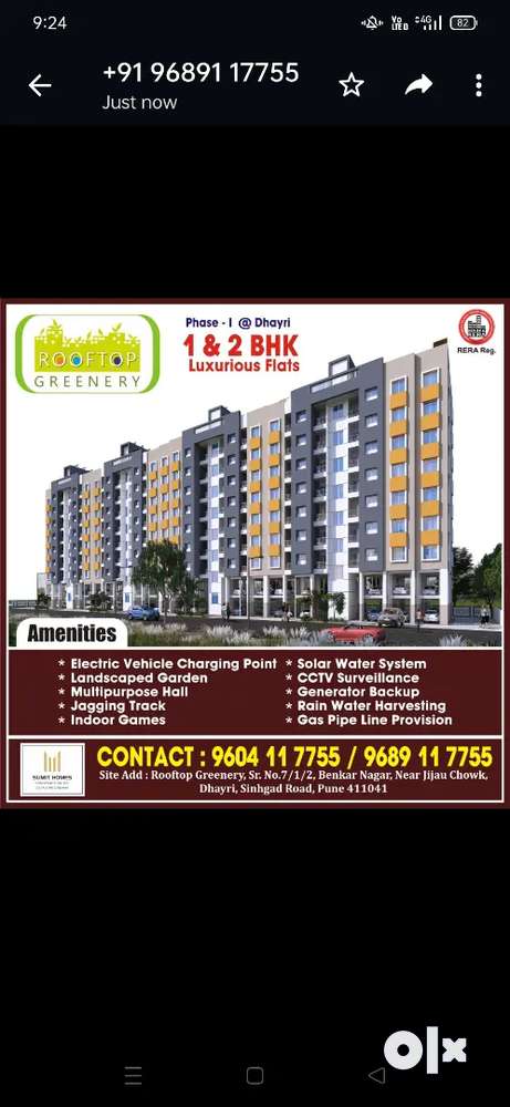 1Bhk, 2Bhk booking open