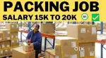 Urgent Requirement For PACKING AND SCANNING