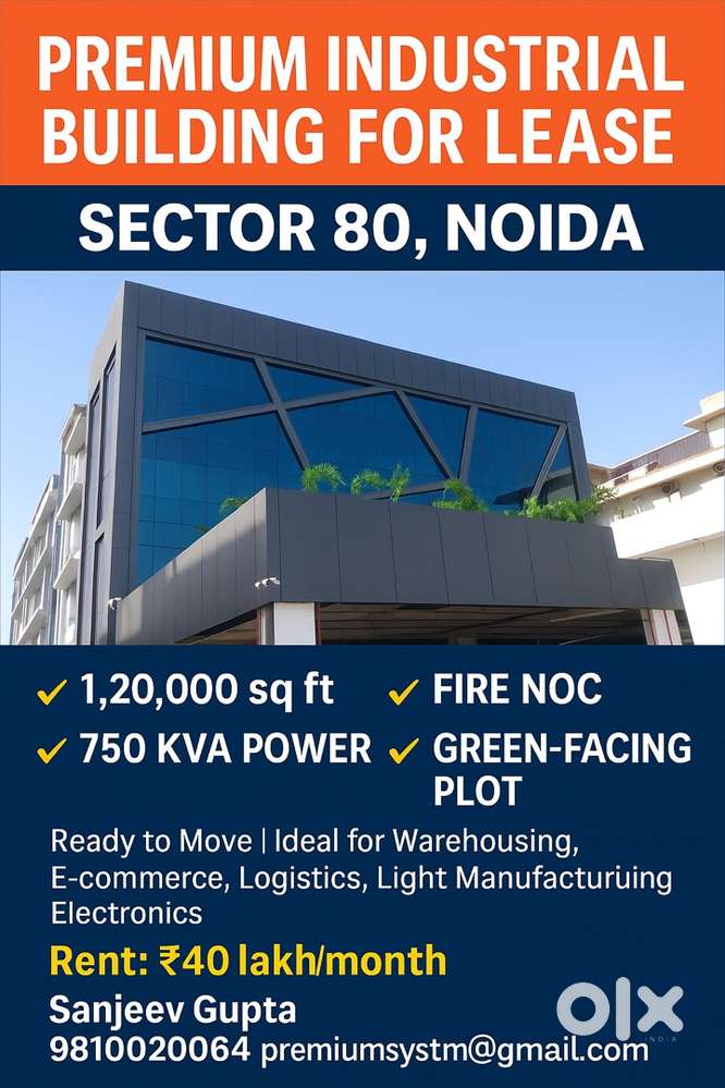 Premium industrial building for leasing