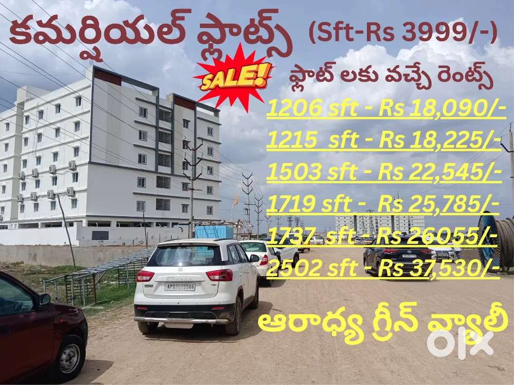 జీతం లా ఆదాయం వచ్చే ప్రాపర్టీ 3 rd face inner ring road guntur
