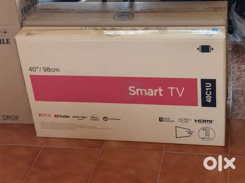 40 inch sony smart Android frameless oled 4k 3yr display waranty 11500