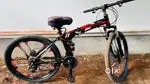 With disc,alloy,dual gear,shick absorber, foldable
