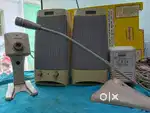 Computer speakers with web camera and mic