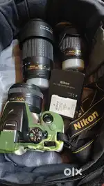 Nikon D5600 + 3 lens new condition