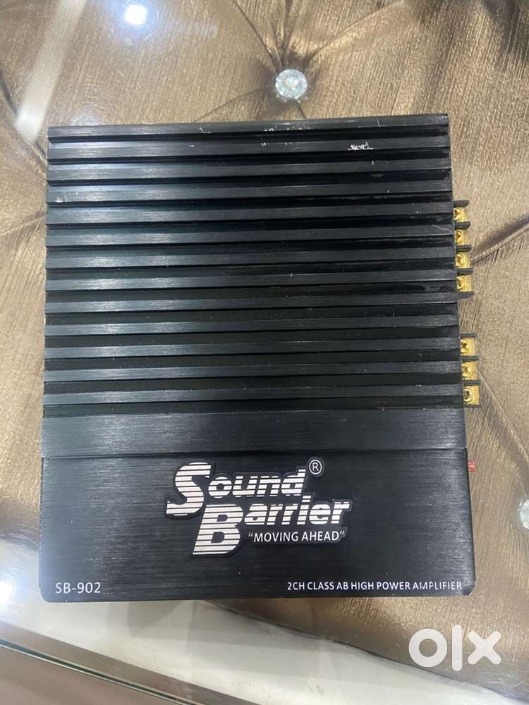 Sound barrier 2 channel amplifier SB-902,  fully working