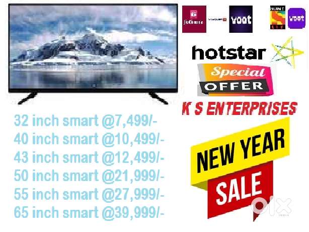 WINTER DHAMAKA OFFER 43 INCHES  SMART, 4K UHD LED TV IN 12,499 ONLY.