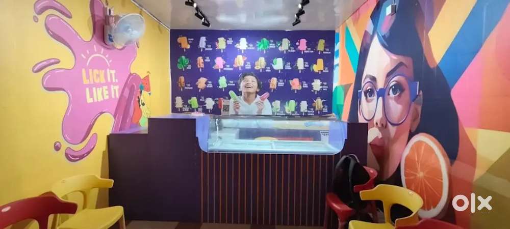 Ice cream shop near Sapthagiri college