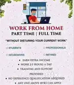 Work from home for student ,housewife , job person