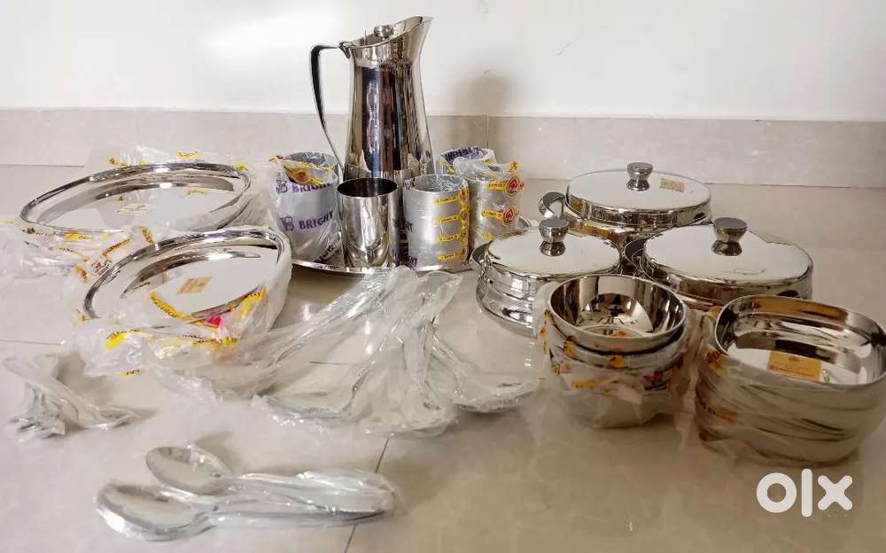 Stainless steel Dinner set (51 pcs)