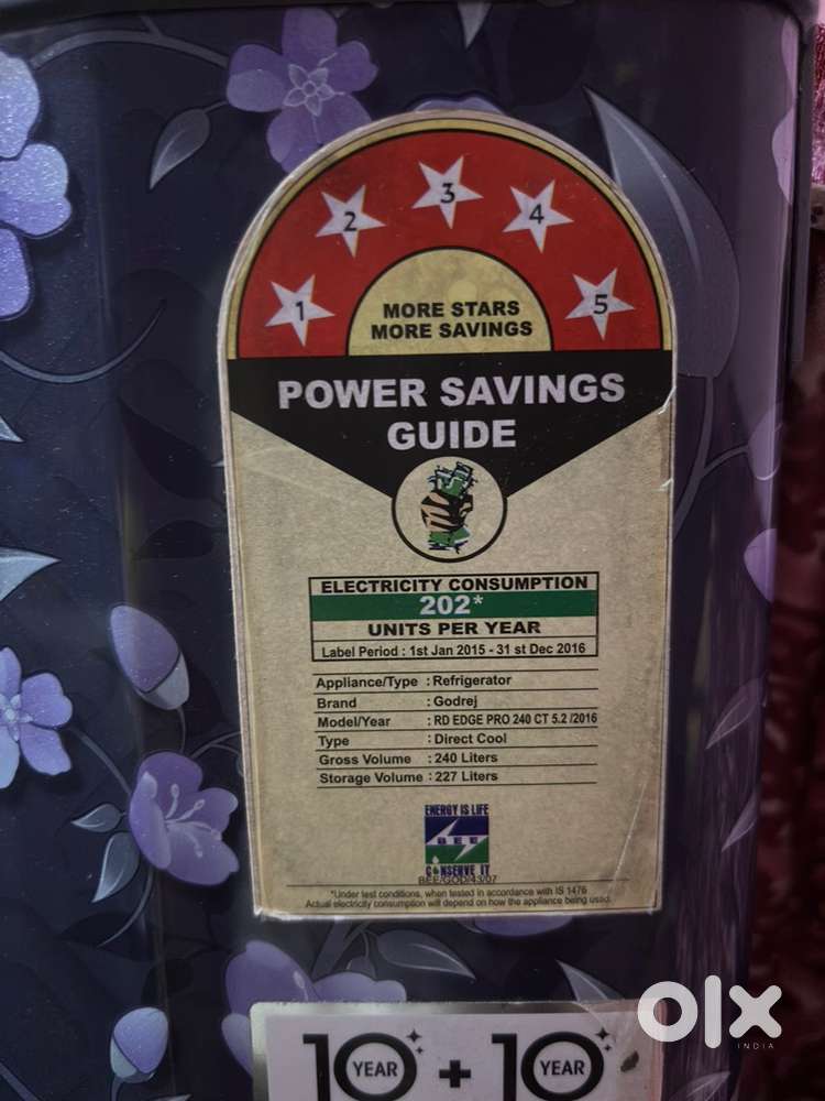 Godrej 5 star Fridge best condition with warranty