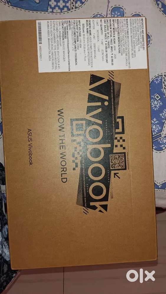 I want to sell Brand new Asus Vivobook laptop