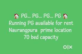Running PG rent 70 bed capacity Navrangpura