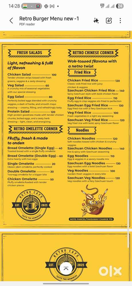 Need Cheff for Cafe in Kakkanad