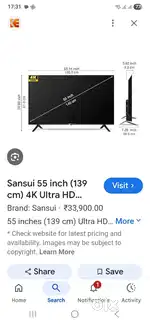 Tv 55 inch