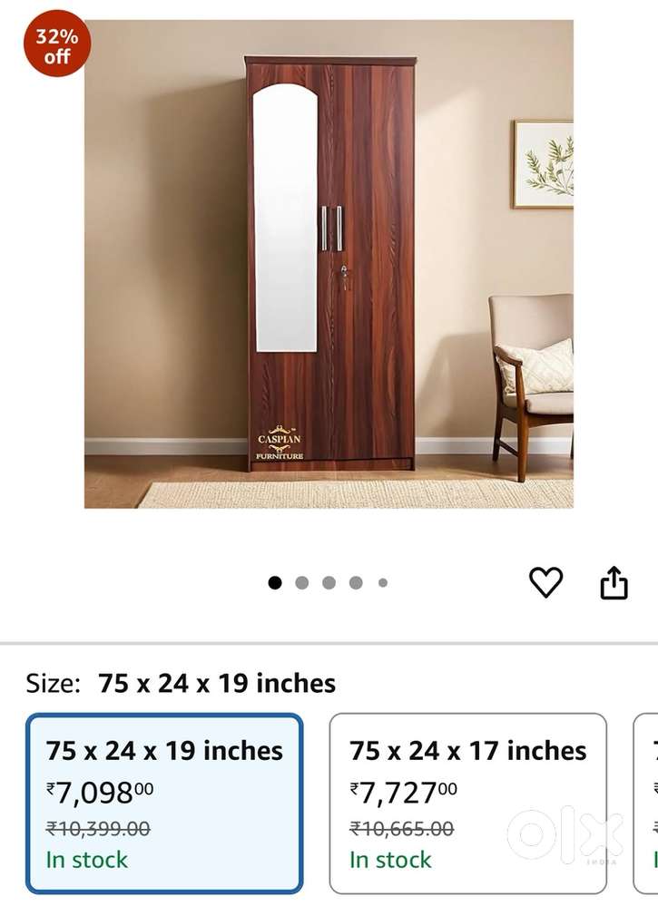 new wardrobe not used