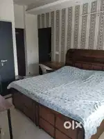 1 room available with kitchen , AC, fridge , bed with bed box, Almirah