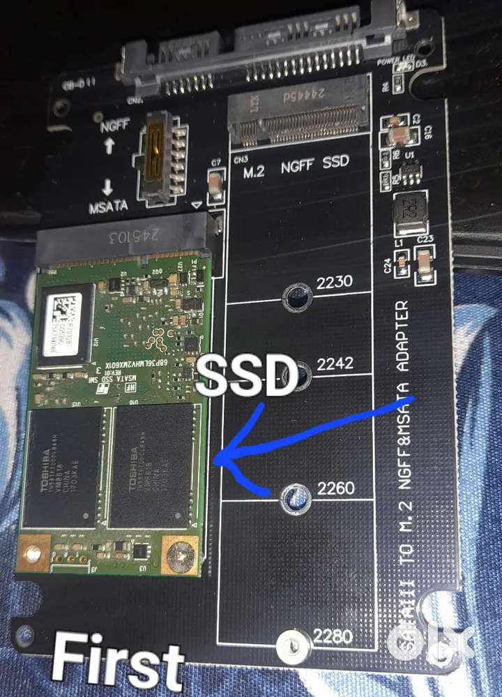 Nvme connector, SATA TO Nvme/Msata adapter, SSD HDD laptop 2.5 M.2