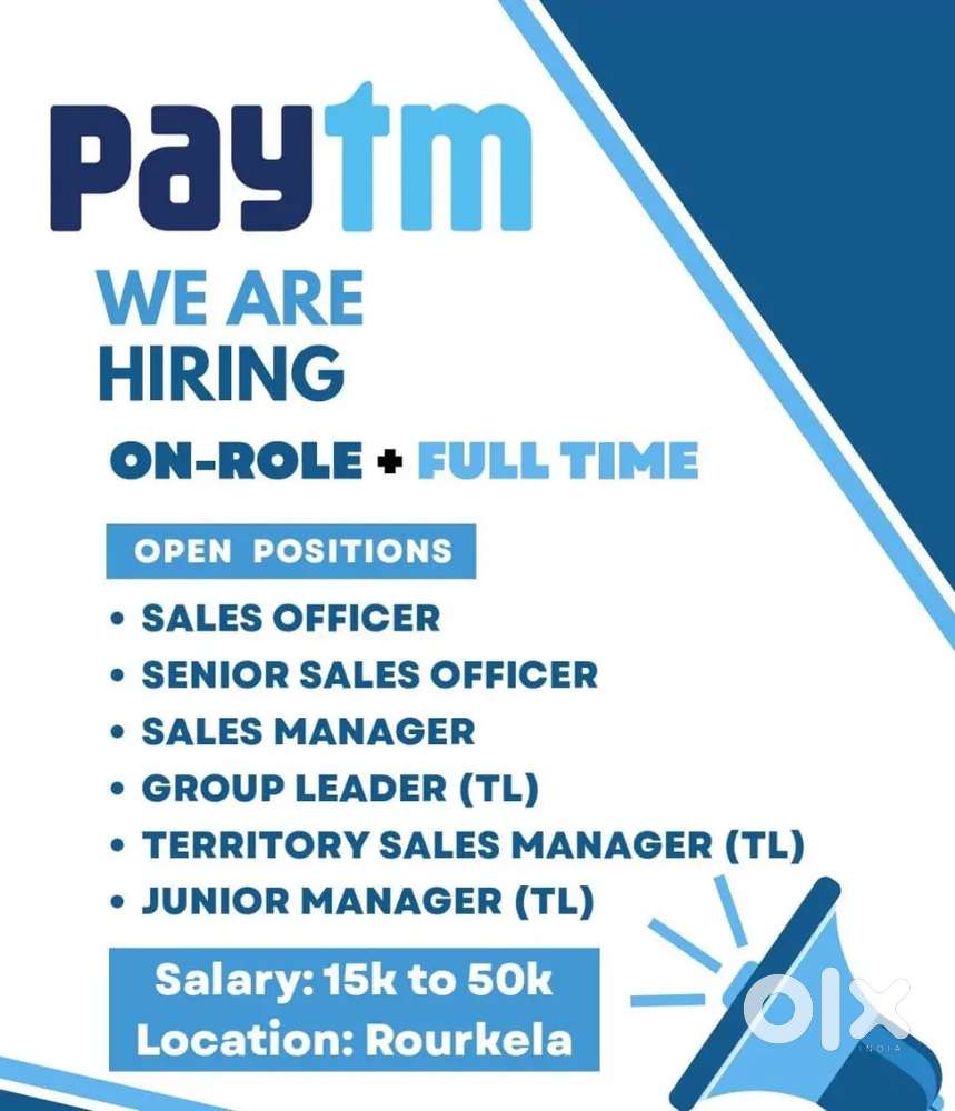 Direct payroll Job at Paytm