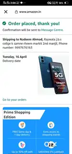 Moto G34 5G mob. 8+128 fresh condition koi b Kami ni h