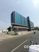 Road facing office with attached washroom