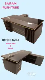 SAIRAM FURNITURE executive director office table with side table sale
