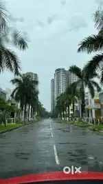 3 BHK fully furnished flat with 4 balconies and river facing