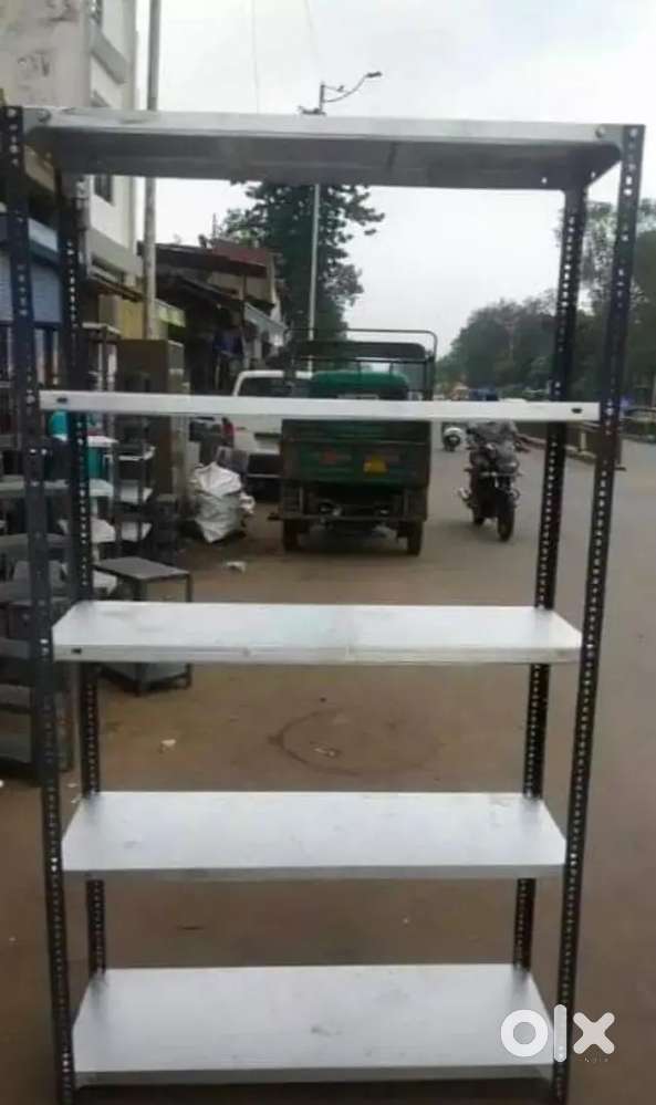 RACK SLOTTED ANGLE BRAND NEW/OFFICE TABLE CHAIR  ALSO AVAILABLE.