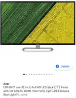 Acer 32inch Monitor (4ms 60hz)