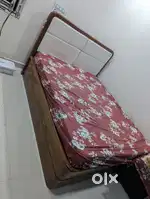 Teakwood bed  and orthopedic matress