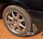 Civic alloys  with tyre for sale