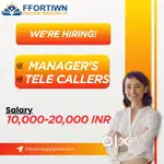 HIRING FOR MANAGER'S & TELECALLERS