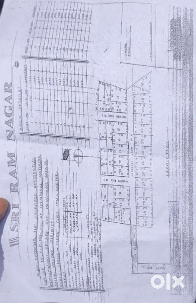 Land for sale at New CMC ranipet campus, puttuthakku