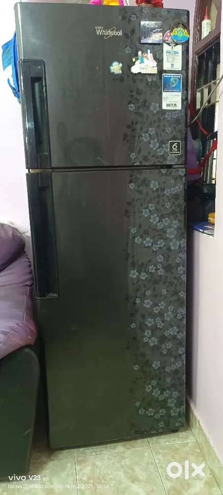 Whirlpool double door fridge 310 liters