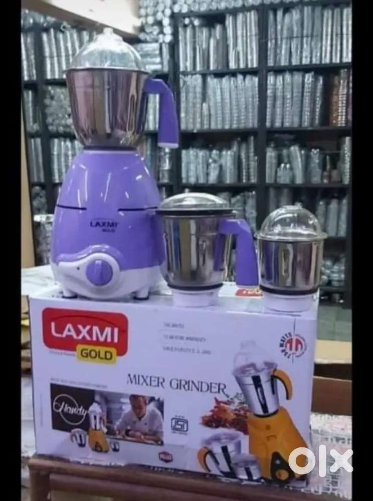 Lakshmi mixie 3 jar 750 w new pcs