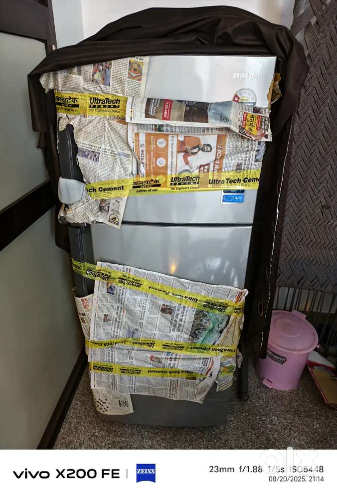 Double door 256 litres fridge