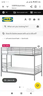 Bunk bed from Ikea