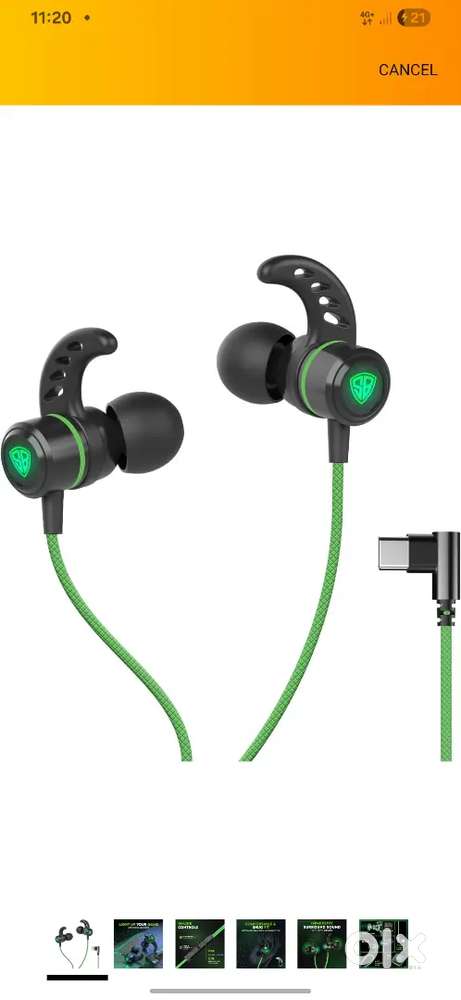 SpinBot BattleBudz C20 Wired in Ear Type C