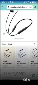 One plus z2 neckband black
