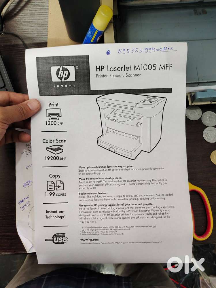 HP M 1005 IN RUNNING CONDITION