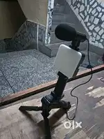 Vlog Kit (For Video Making) Tripod , light , mic