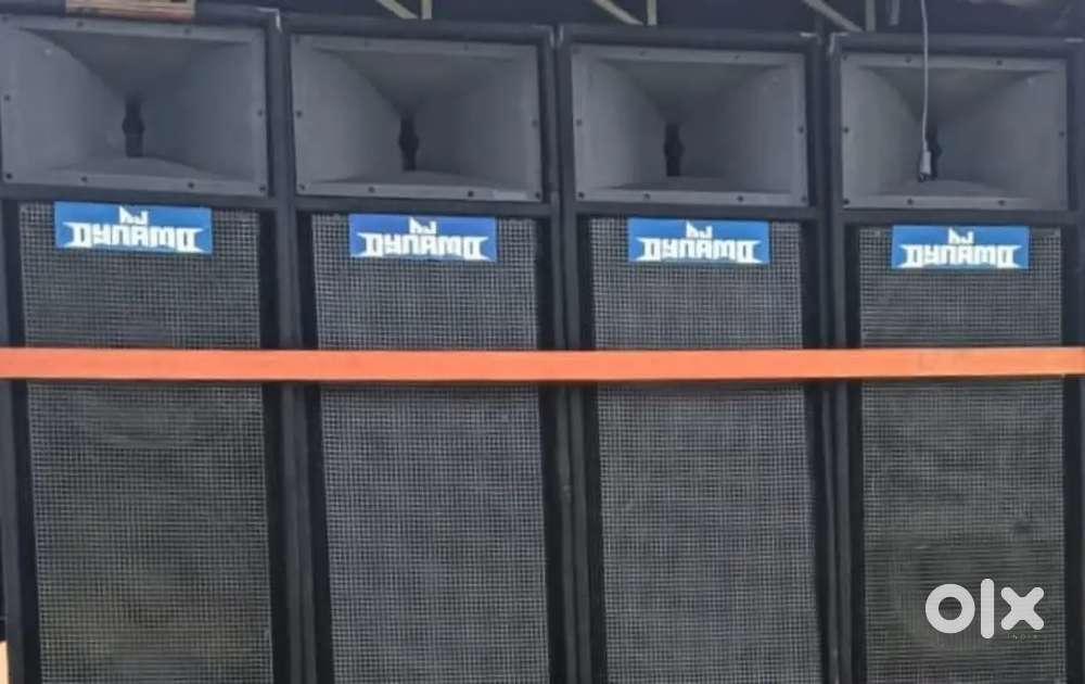 Speakers 2 double bass and 4 tops