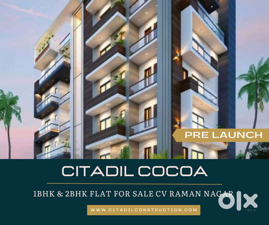Launch Offer 2 BHK Flats for Sale in CV Raman Nagar  Prime Location