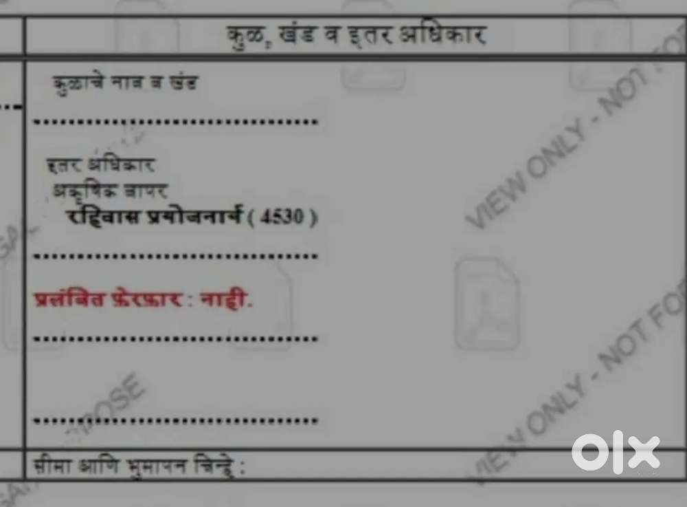 Row house plot for sale