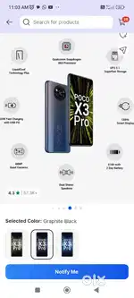 Poco x3 pro 6-128 aut of waranty
