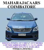 Toyota Innova, 2013, Diesel