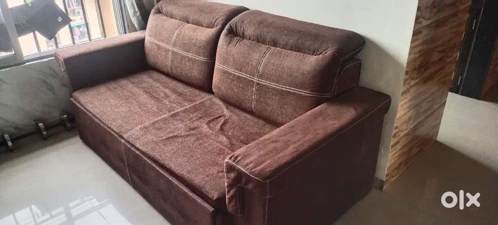 3 seater Sofa cum bed with storage