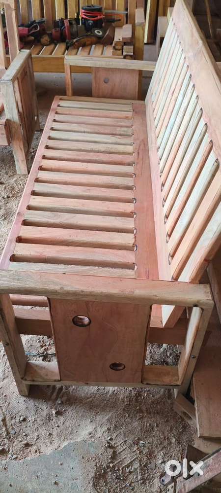 Wooden sofa