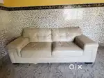 GOOD WHITE FINISH COLOUR SOFA