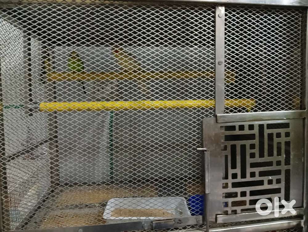 Stainless steel cage for pets, also use for storage